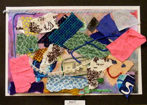 Suffield Elementary Art Blog Fabric Collage Elementary Art Art