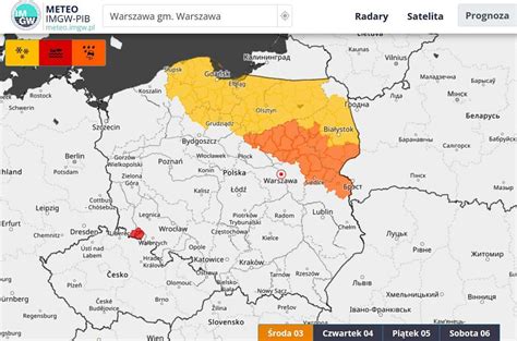 Ostrzeżenia IMGW W weekend ostra zmiana pogody W Szwecji mróz poniżej