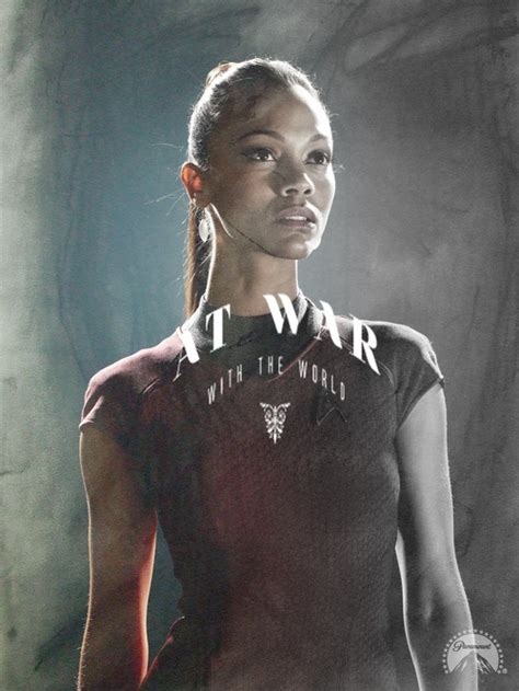 Uhura - Zoë Saldaña as Uhura Fan Art (33095858) - Fanpop