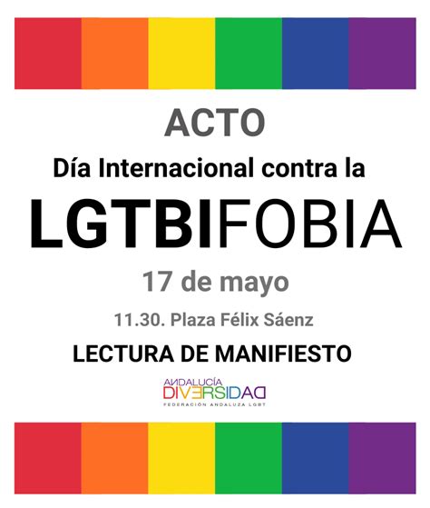 Lectura De Manifiesto D A Internacional Contra La Lgtbifobia