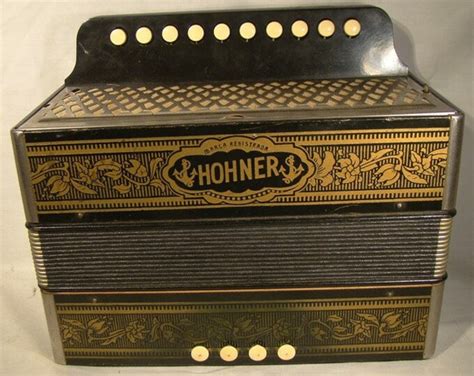 German Hohner Accordion Melodeon 1920s Or Earlier Key Of C 10 Button