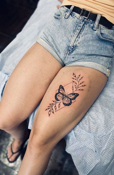 Aggregate More Than 76 Butterfly Tattoo On Thighs Super Hot In Cdgdbentre