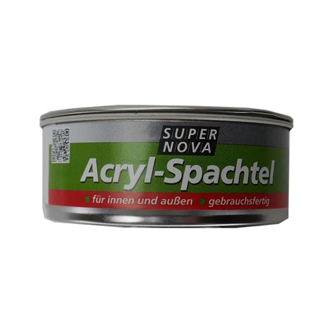 Super Nova Acrylspachtel F R Innen Und Au En G Alu Spezi De