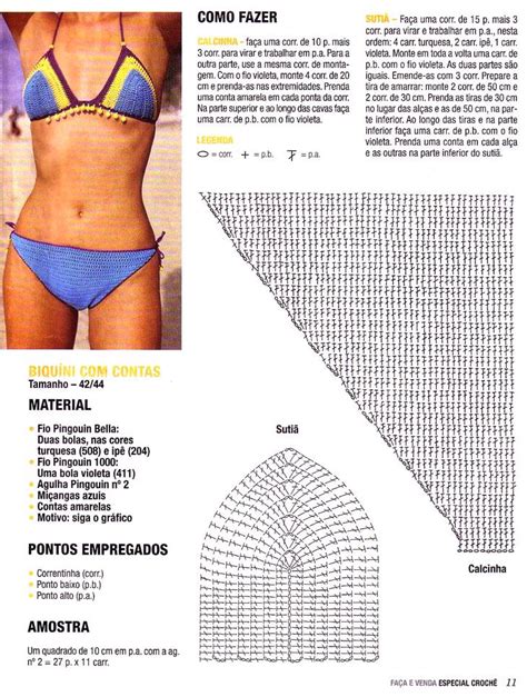 bikini crochet pattern Crochet Bikini Bikini de ganchillo Patrón