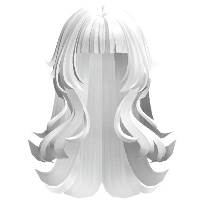 Grunge Wolfcut Y2K Messy Lush Hair White S Code Price RblxTrade