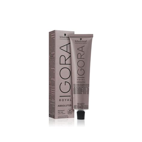Schwarzkopf Igora Royal Absolutes Permanent Anti Age Color Creme Dark Blonde Red Natural