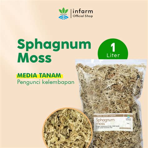 Infarm Sphagnum Moss Premium Media Tanam Liter Lazada Indonesia