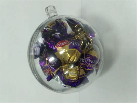 Пластиковый прозрачный разъемный шар заготовка│ СкСинтез Киев (Украина)