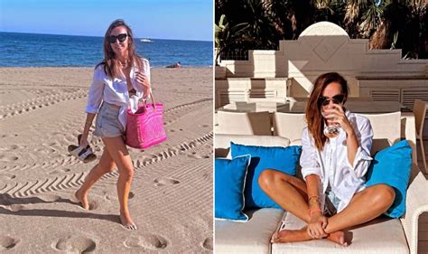 Sally Nugent Is A Long Way From Bbc Breakfast Sofa In Bikini And Tiny Denim Shorts Celebrity