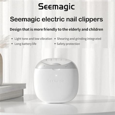 Cheap Xiaomi seemagic Electric Automatic Nail Clippers with light ...