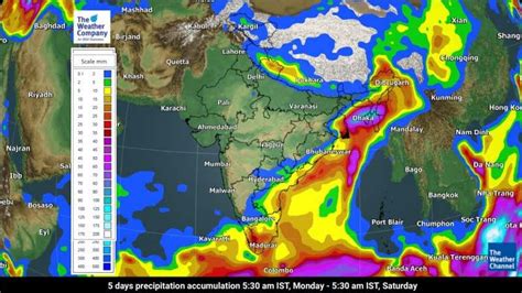 Heavy To Very Heavy Rain Expected At Isolated Places Of Assam Meghalaya Tripura And Mizoram