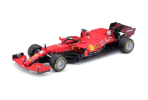 Buy Bburago B18 36829L 1 43 F1 2021 Ferrari SF21 Leclerc Assorted