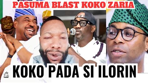 PASUMA OPENLY SHOW SUPPORT FOR MC OLUOMO BLAST KOKO ZARIA GO BACK TO