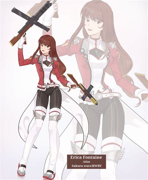 Erica Fontaine (Sakura Wars/RWBY Atlas) by Seshirukun on DeviantArt