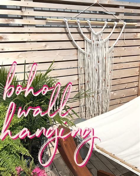 Outdoor DIY Boho Wall Hanging – The Sweet Escape Creative Studio