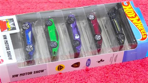 2025 Hot Wheels MOTOR SHOW 5 Pack YouTube