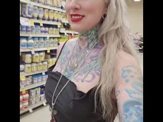 Flashing My Tits And Pussy In The Grocery Store Pornhub