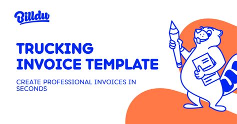 Trucking Invoice Templates Free Editable Billdu