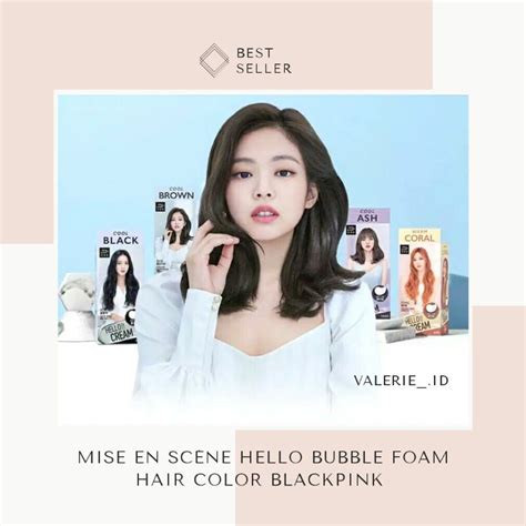 Jual Blackpink Hello Bubble Foam Hair Color Catpewarna Rambuthair