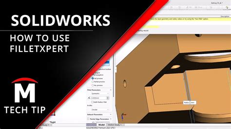 How To Use The Filletxpert Solidworks Tech Tip Youtube