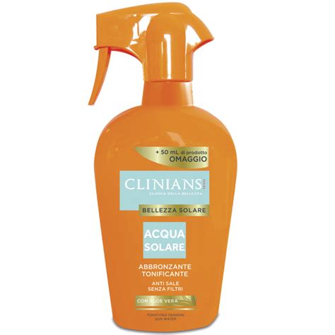 Clinians Acqua Solare Abbronzante Tonificante Con Aloe Vera Ml