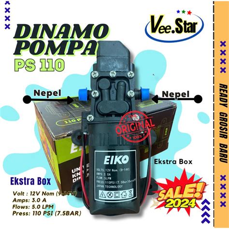 Jual Dinamo Pompa Sprayer Electrik 12V Dragon Eiko 110PSI Dinamo