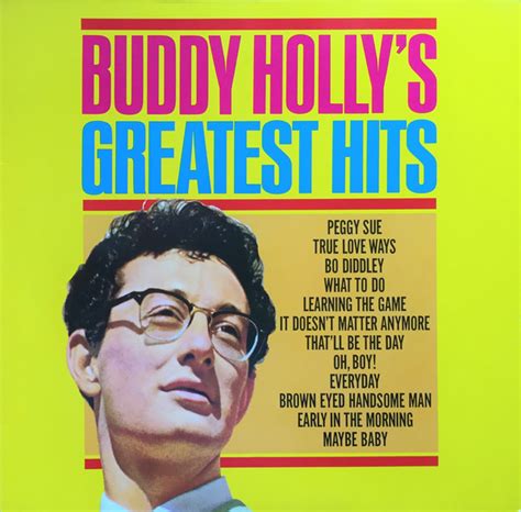 Buddy Holly Greatest Hits 1980 Vinyl Discogs