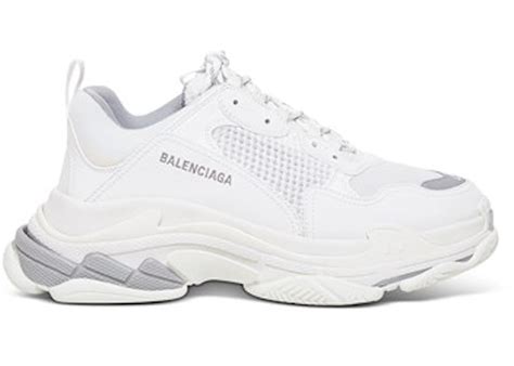 Balenciaga Triple S White Silver Men's - 536737W2FS41200 - US