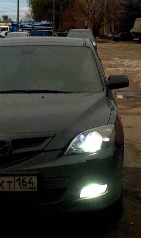 Новый ксен в ближний — Mazda 3 (1G) BK, 2 л, 2007 года | стайлинг | DRIVE2