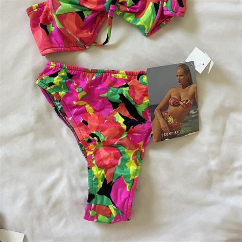 Vintage 80s Bikini Tags Still On Was My Moms Depop