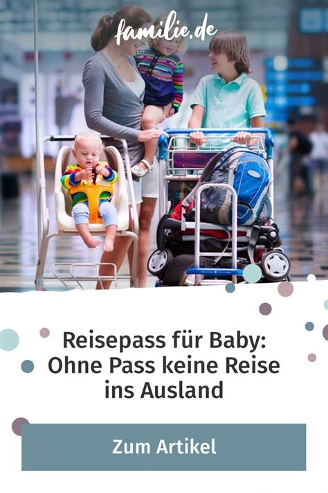 Reisepass F R Baby Das Sollte Euch In Den Sinn Kommen Wenn Ihr