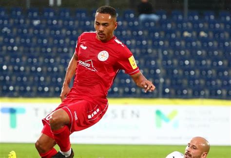 RWK Spieler Robin Afamefuna Nach 1 3 Gegen TSV Steinbach Haiger