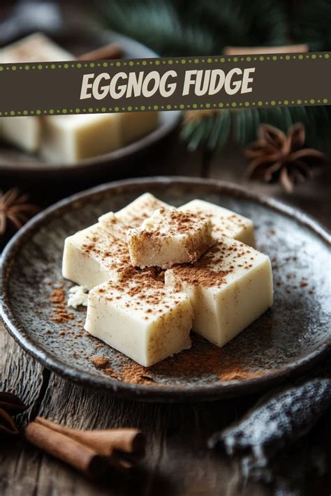 Eggnog Fudge Recipe Insanely Good