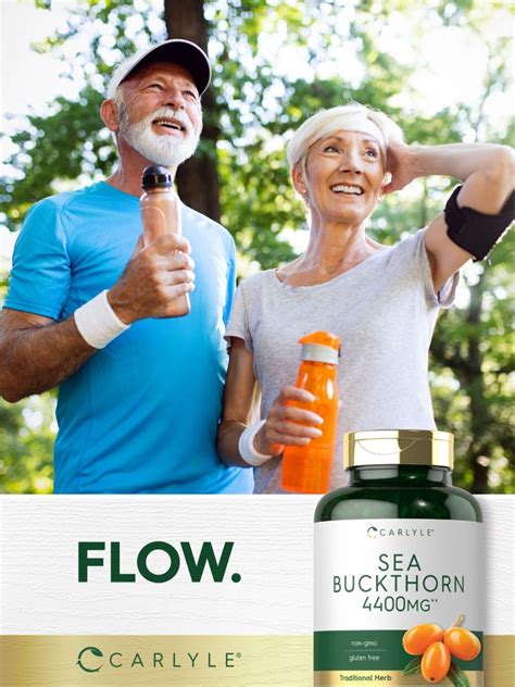 Sea Buckthorn Oil 4400mg 200 Softgels Carlyle Nutritionals