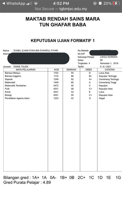 Kssm Gred Markah Spm Gred Permarkahan Untuk Mata Pelajaran Hot Sex Picture