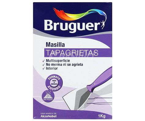 Bruguer De Masilla Tapa Grietas En Polvo Bruguer Caja De 1 Kilos