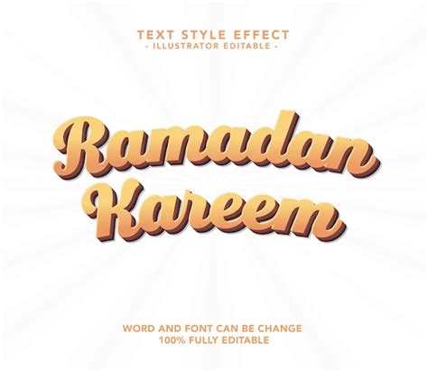 Premium Vector | Ramadan font