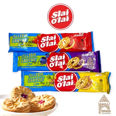 Jual Slai O Lai Olai Biskuit Selai Blueberry Strawberry Nanas