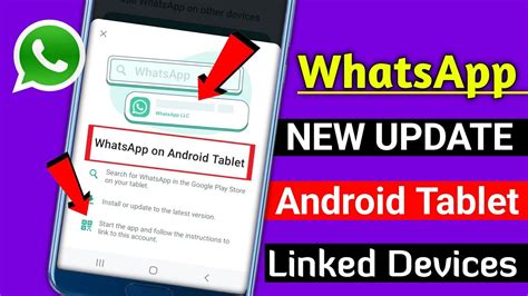 WhatsApp On Android Tablet Update WhatsApp Linked Devices Beta