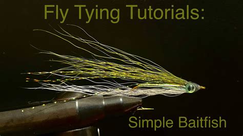 How To Tie A Salmon Fry Baitfish Pattern Youtube