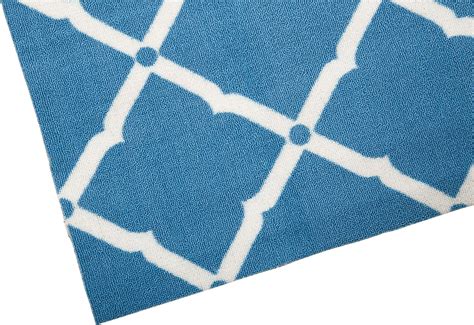 Carlisia Blue Polyester Fabric Outdoor Rug Rooms To Go