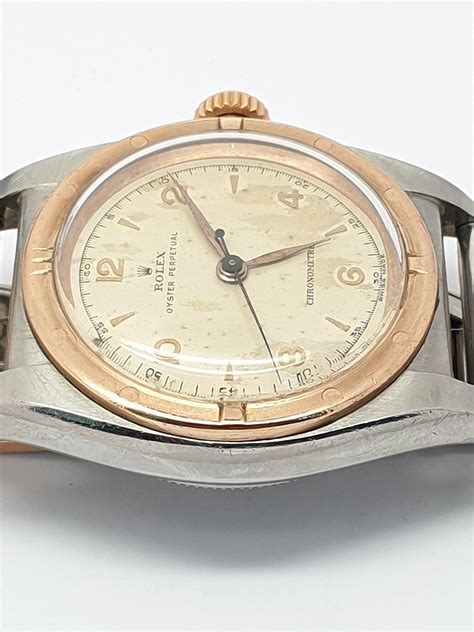 Vintage Rolex Bubble Back 3372 Chronometer Watch For Sale At 1stDibs