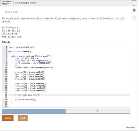 Solved Challenge Activity 6 5 1 Multiple Arrays Jump To