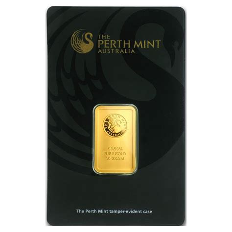 10 gram Gold Bullion Bar - (In Assay). Perth Mint Australia - Walmart.com