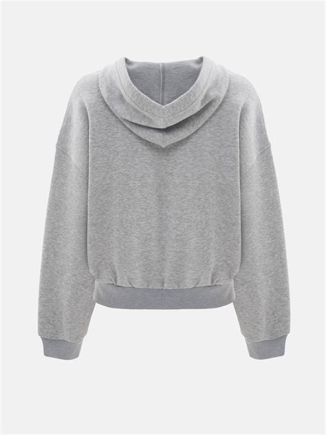 Худи оверсайз из футера на молнии :: LICHI - Online fashion store