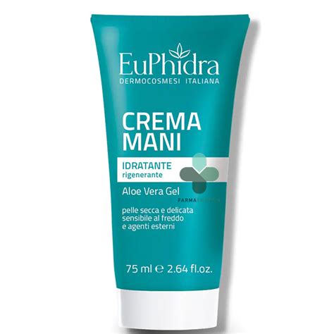 Euphidra Crema Mani Idratante Rigenerante Con Aloe Vera Ml