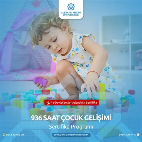 936 Saat Çocuk Gelişimi Eğitimi