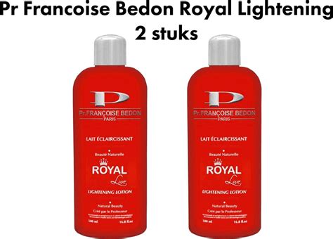 Pr Françoise Bedon Royal Lightening Lotion 500 Ml 2 Stuks