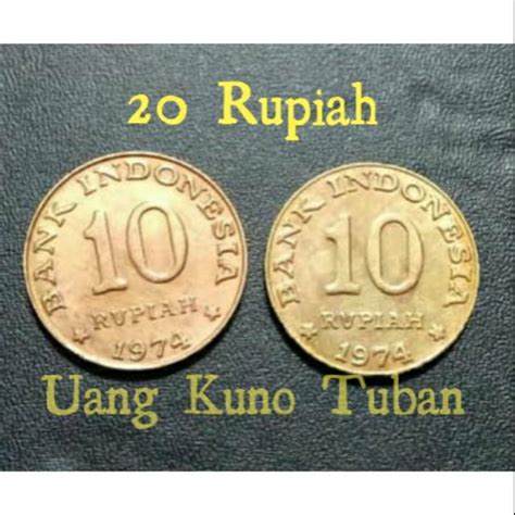 Jual Paket Mahar 20 Rupiah Uang Kuno Koin Asli Indonesia Shopee Indonesia