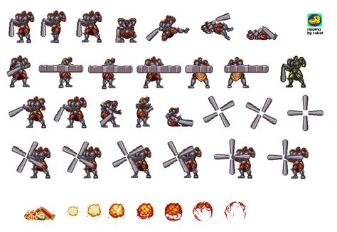 Eggman Sprite Sheet Boss